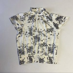 ROSE & OLIVE WOMENS FLORAL PATTERN BLOUSE
